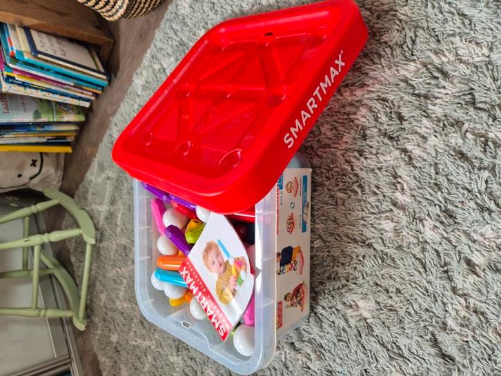 SMARTMAX, 117 magneten, meerdere sets in 1 doos, z.g.a.n., Kinderen en Baby's, Speelgoed | Bouwstenen, Zo goed als nieuw, Ophalen
