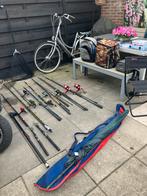 Vishengels + asorti, Watersport en Boten, Hengelsport | Zeevissen, Ophalen, Zo goed als nieuw, Complete set