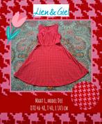 Lien en Giel jurk Dee houndstooth, L=M, zgan, Verzenden, Maat 42/44 (L), Zo goed als nieuw, Knielengte