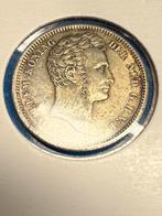 Kwartje 1840 WI Nederlands Indië, Ophalen, Zilver, 25 cent, Koning Willem I
