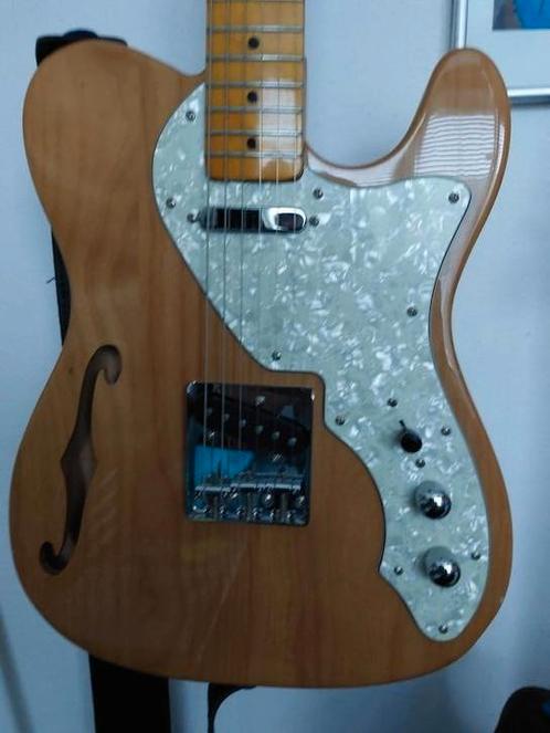 london city thineline, Muziek en Instrumenten, Snaarinstrumenten | Gitaren | Elektrisch, Zo goed als nieuw, Hollow body, Overige merken