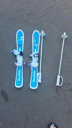 Kinderski's met skistokken, Overige merken, 100 tot 140 cm, Ophalen of Verzenden, Zo goed als nieuw