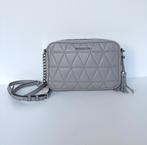 MICHAEL KORS Grijs leer crossbody tas bag, Ophalen of Verzenden, Zo goed als nieuw, Grijs, Schoudertasje