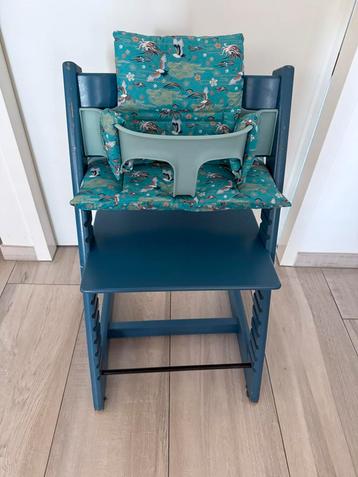 Stokke tripp trapp kinderstoel nieuw model blauw  beschikbaar voor biedingen