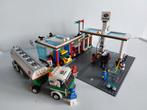 Lego City - 3180 & 7993 - Tankstation & Tankwagen, Gebruikt, Ophalen of Verzenden, Lego, Losse stenen