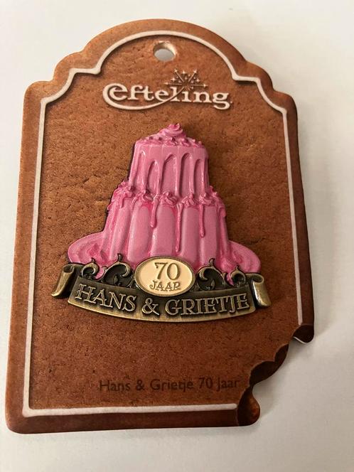 Efteling pin: 70 jaar Hans en Grietje (met geur effect), Verzamelen, Efteling, Nieuw, Overige typen, Ophalen