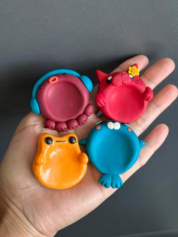 Fimo Klei Stresssteen - Handgemaakt & Rustgevend beschikbaar voor biedingen