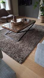 Carpet vloerkleed, Beige, 200 cm of meer, Ophalen of Verzenden, Zo goed als nieuw