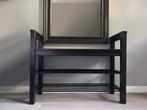 Zwarte Ikea Spiegel ‘Hemnes’, Huis en Inrichting, Woonaccessoires | Spiegels, Ophalen, Zo goed als nieuw, 150 tot 200 cm, Rechthoekig