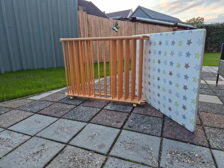 Geuther Inklapbare Box, Kinderen en Baby's, Boxen, Gebruikt, Vierkant, In hoogte verstelbaar, Wieltjes, Ophalen