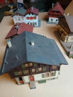 Groep Zwitserse huisjes, Overige merken, Gebruikt, Gelijkstroom of Wisselstroom, Brug, Tunnel of Gebouw