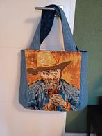 Tas met borduurwerk van ,,van Gogh,, aan 2 kanten te dragen, Ophalen of Verzenden, Nieuw, Blauw, Shopper