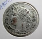 Frankrijk 5 francs, 1851 A, Verzenden, Frankrijk, Zilver