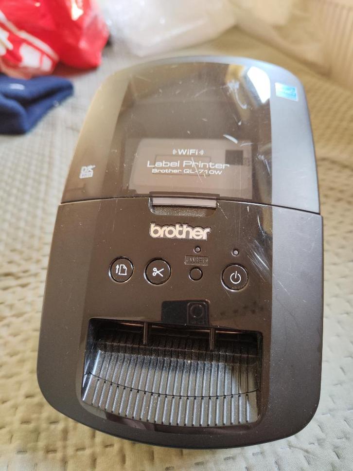 Brother QL-710W Labelprinter + 8 x 800 labels DK-11209, Computers en Software, Labelprinters, Gebruikt, Etiket, Ophalen