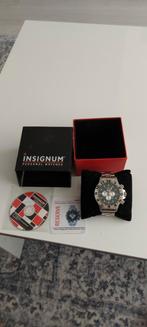 Insignum Personal Watches, Sieraden, Tassen en Uiterlijk, Horloges | Heren, Overige merken, Staal, Staal, Polshorloge