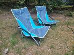 Twee strandstoelen / lage campingstoelen van Bo-Camp, Caravans en Kamperen, Kampeermeubelen, Ophalen, Zo goed als nieuw