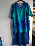 Exclusieve 2 delige lange jurk van Finn fashion, XL, Ophalen of Verzenden, Zo goed als nieuw, Maat 46/48 (XL) of groter, Blauw