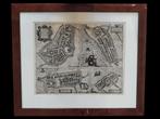 Plattegrond Harlingen,Bolsward, Stavoren en Hindeloopen 1588, Antiek en Kunst, Ophalen of Verzenden