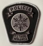Politie embleem Venezuela Miranda staat Policia, Verzamelen, Embleem of Badge, Nederland, Overige soorten, Ophalen