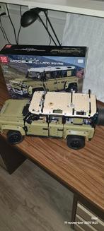 Mould King Lego   Land Rover Defender 1:8, Hobby en Vrije tijd, Overige merken, Auto, Groter dan 1:32, Ophalen of Verzenden