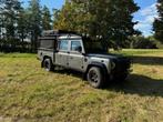 Land Rover Defender 130 TD5 6 pers met daktent en luifel, Auto's, Land Rover, Zwart, 2495 cc, Leder en Stof, Defender