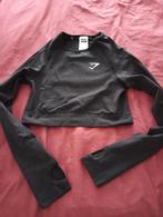 Gymshark Sport Top - Maat S - Zwart, Kleding | Dames, Sportkleding, Zwart, Ophalen of Verzenden, Maat 36 (S), Gymshark