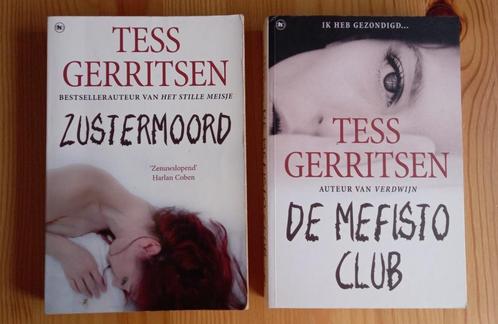 Tess Gerritsen - Zustermoord & De Mefisto Club, Boeken, Thrillers, Zo goed als nieuw, Nederland, Ophalen of Verzenden