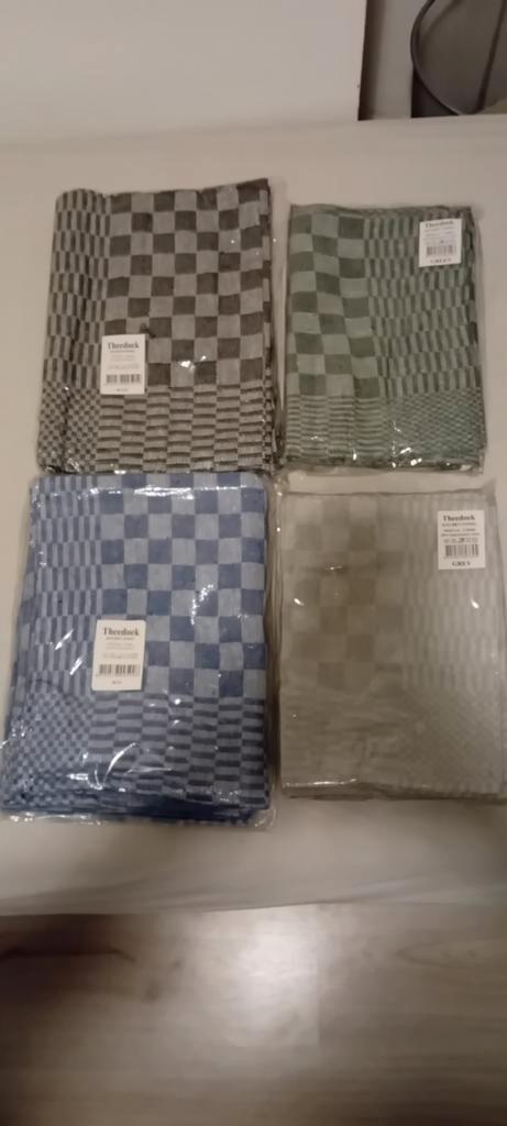 Nieuwe Theedoeken - 4 Kleuren, Huis en Inrichting, Keuken | Textiel, Nieuw, Theedoek of Handdoek, Overige kleuren, Ophalen of Verzenden