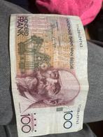 100 Belgische frank, Ophalen of Verzenden, Los biljet