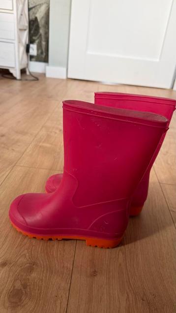 Roze regenlaarzen maat 32/33 beschikbaar voor biedingen