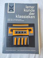 Letterkunde der klassieken – Prof. Dr. H. Wagenvoort & Prof., Ophalen of Verzenden, Beta, Zo goed als nieuw, WO