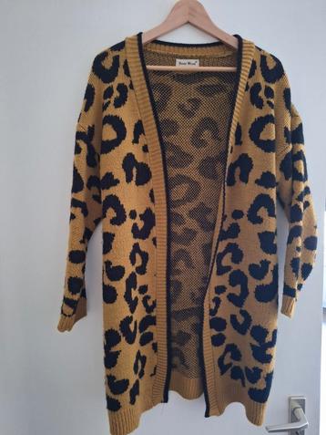 Lang vest met print beschikbaar voor biedingen