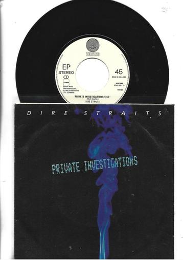 DIRE STRAITS SINGLE 7" PRIVATE INVESTIGATIONS - 1982 beschikbaar voor biedingen