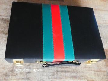 Backgammon luxe zwarte Koffer. beschikbaar voor biedingen