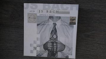 4 CD: JS Bach Cantatas & masses | Herreweghe beschikbaar voor biedingen