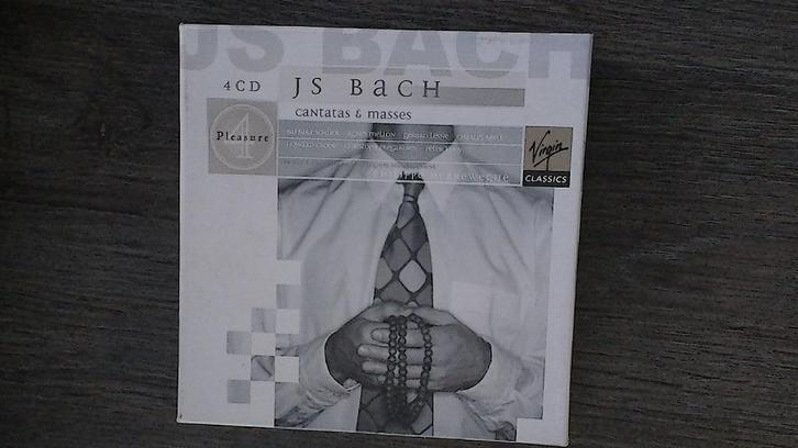4 CD: JS Bach Cantatas & masses | Herreweghe, Cd's en Dvd's, Cd's | Klassiek, Vocaal, Barok, Boxset, Ophalen of Verzenden