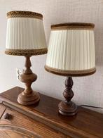 Set Schemerlampjes met Eiken Voet, Ophalen, Gebruikt, Hout, Minder dan 50 cm