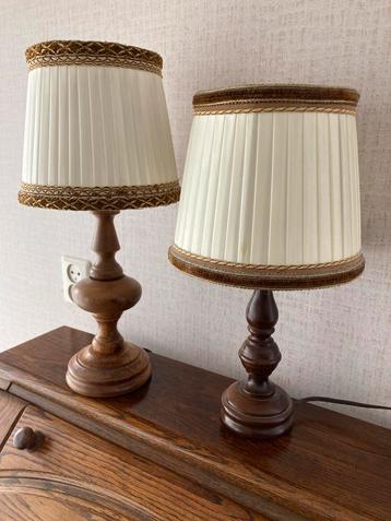 Set Schemerlampjes met Eiken Voet beschikbaar voor biedingen