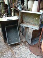 Zink 70 jr oude stofblikken Stoffer en blik curiosa Naambord, Ophalen