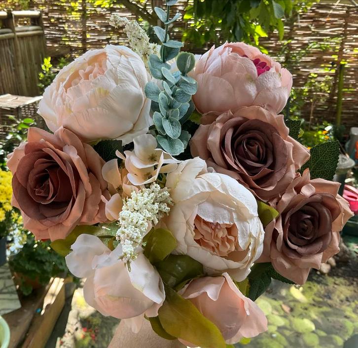 Shabby chic style bouquet "Charm", Huis en Inrichting, Woonaccessoires | Droogbloemen, Nieuw, Ophalen of Verzenden