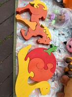 Puzzle van hout, Kinderen en Baby's, Speelgoed | Kinderpuzzels, Ophalen, Zo goed als nieuw, Van hout