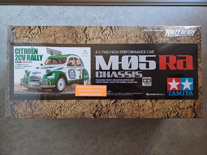 Tamiya 58670 RC Citroën 2CV Rally M-05RA Nieuw in doos, Hobby en Vrije tijd, Modelbouw | Radiografisch | Auto's, Nieuw, Auto onroad