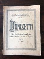 Pianomuziek Die Regimentstochter van Donizetti 56 blz, Muziek en Instrumenten, Bladmuziek, Ophalen of Verzenden, Zo goed als nieuw