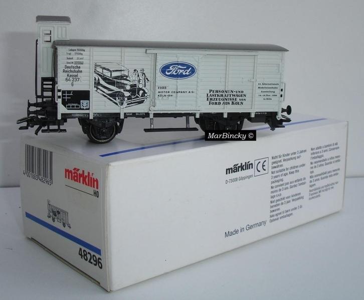Märklin 48296 FORD Koelwagen met Remmershuis !, Hobby en Vrije tijd, Modeltreinen | H0, Nieuw, Wagon, Wisselstroom, Märklin, Ophalen of Verzenden