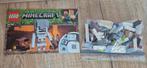 LEGO Minecraft 21150 - Skelet BigFig & Magma Cube, Ophalen of Verzenden, Zo goed als nieuw, Complete set, Lego