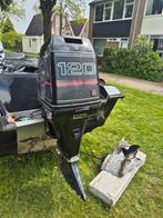 Force 120 pk langstaart 2 takt, Ophalen, Zo goed als nieuw, Benzine, 30 pk of meer