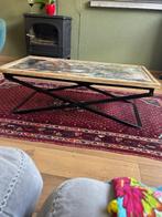 Salontafel mangohout VidaXL, Ophalen, 100 tot 150 cm, 50 tot 100 cm, Zo goed als nieuw