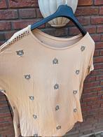 Dames T-shirt Tijgerprint Maat 56, Kleding | Dames, Ophalen of Verzenden, Gedragen, Beige