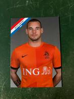 Spelerskaart Wesley Sneijder Nederland EK 2012, Ophalen of Verzenden, Zo goed als nieuw, Spelerskaart