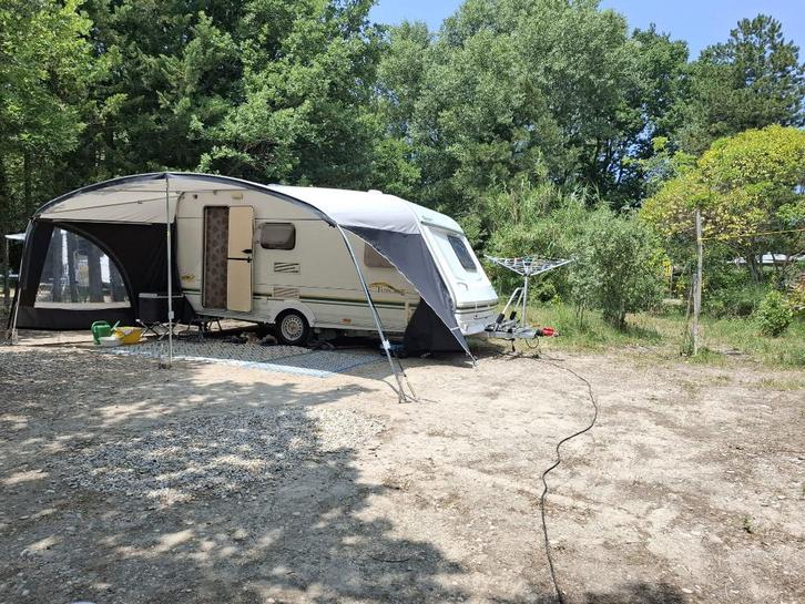 Swift Toscane 450 prima staat, uniek prijs-kwaliteit 6/2000, Caravans en Kamperen, Caravans, Particulier, tot en met 4, 750 - 1000 kg